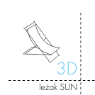 leżak SUN