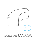 siedzisko MALAGA