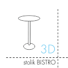 stolik BISTRO