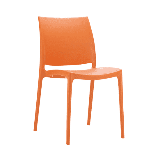 krzesło CASPE pomarańczowe