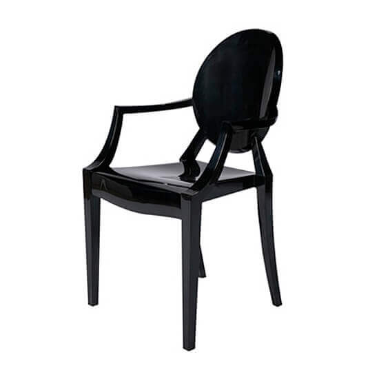 krzesło GHOST czarne