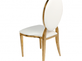 weselne białe krzesło GLAMOUR