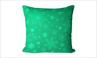 poduszka CHRISTMAS Green Snow