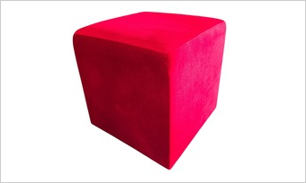 Pufa PUFF czerwona